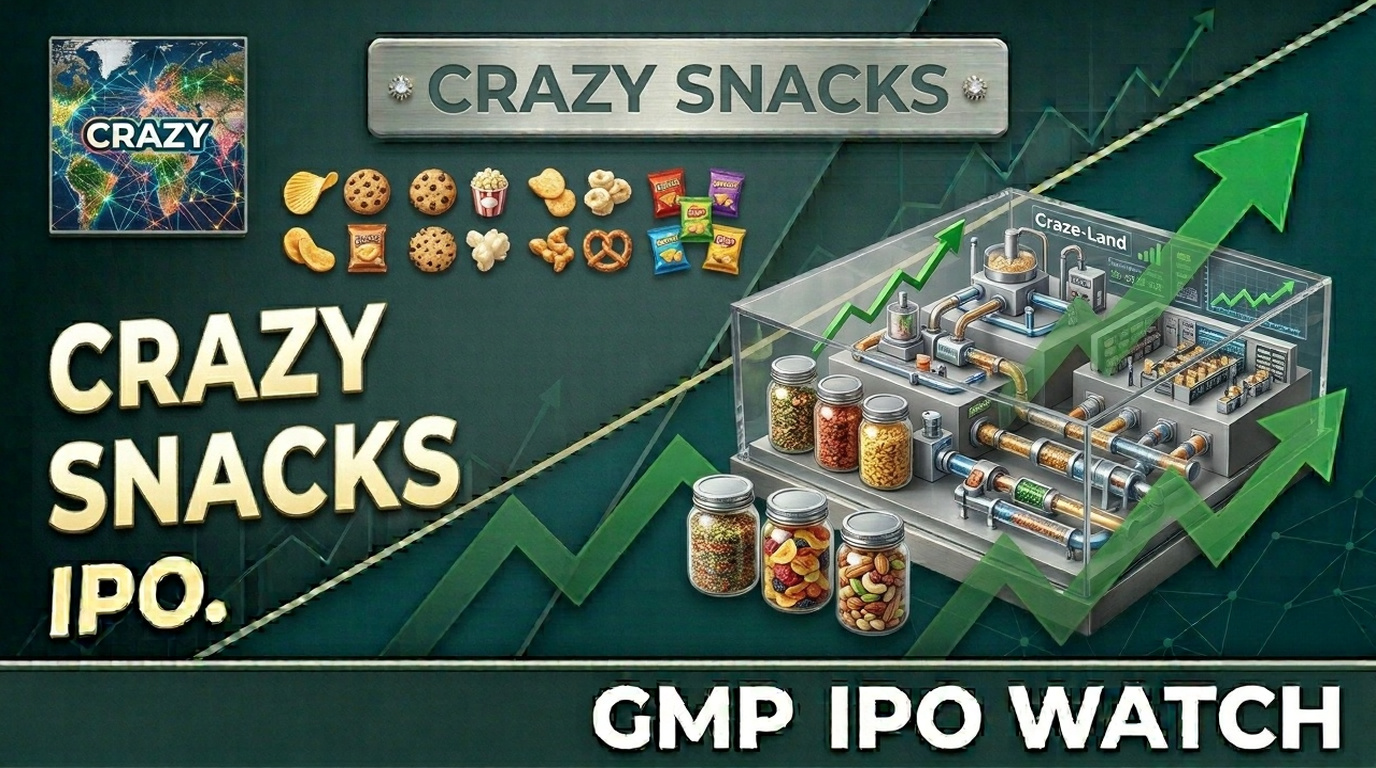 Crazy Snacks IPO 2026: Packaged Food Company Launches SME Issue Amid Rising Demand for Branded Snacks